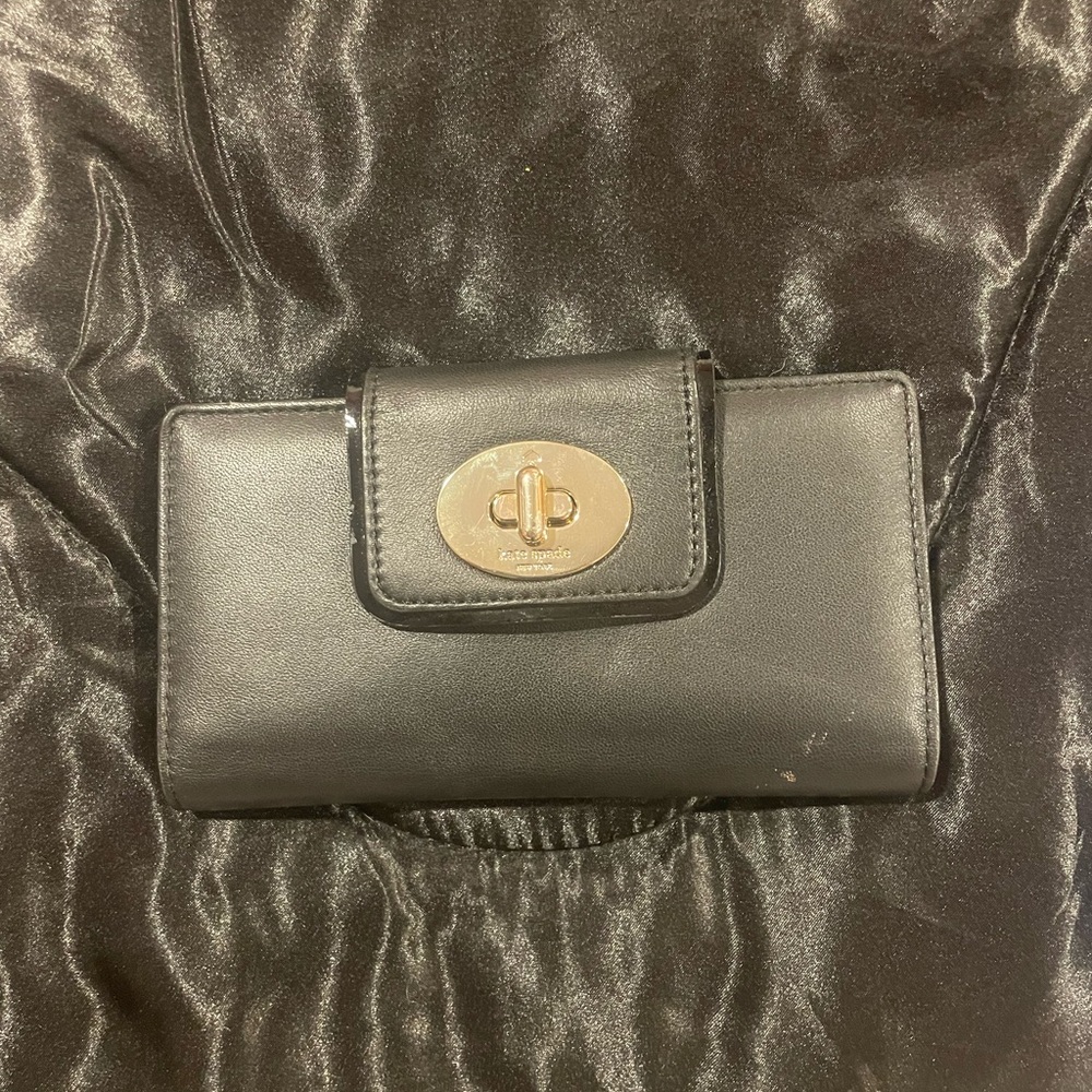 Kate Spade Black Leather Wallet